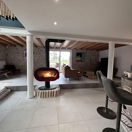 Gite De Charme Avec Spa, Cinema, Billard Et Velo En Campagne Authentique - Fr-1-489-487 Nyaraló